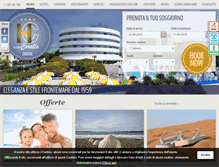 Tablet Screenshot of hotelcorallobibione.it
